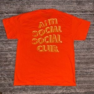 Anti Social Social Club - Deeper than Usual T-shirt, Orange